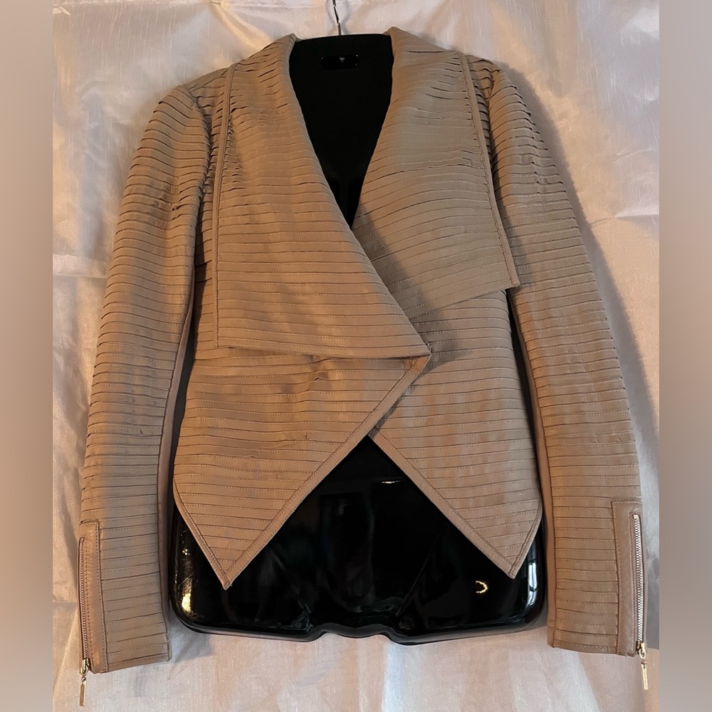 Marciano- Shayna Drape Leather Jacket